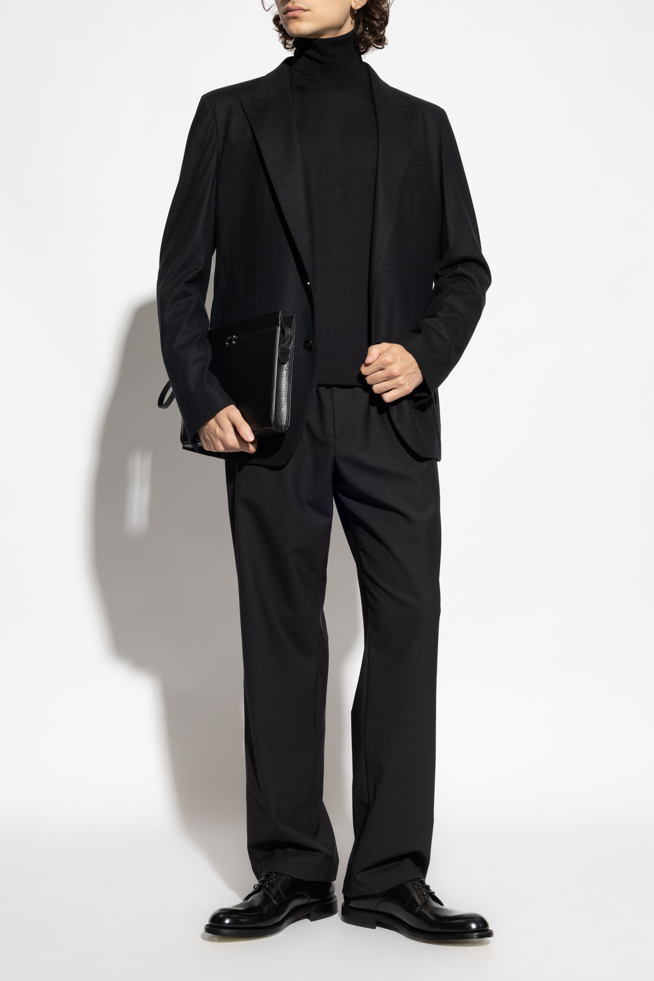 ジャケット DOLCE & GABBANA Graphite Wool Blazer Black Wool blazer Dolce & Gabbana - Vitkac France